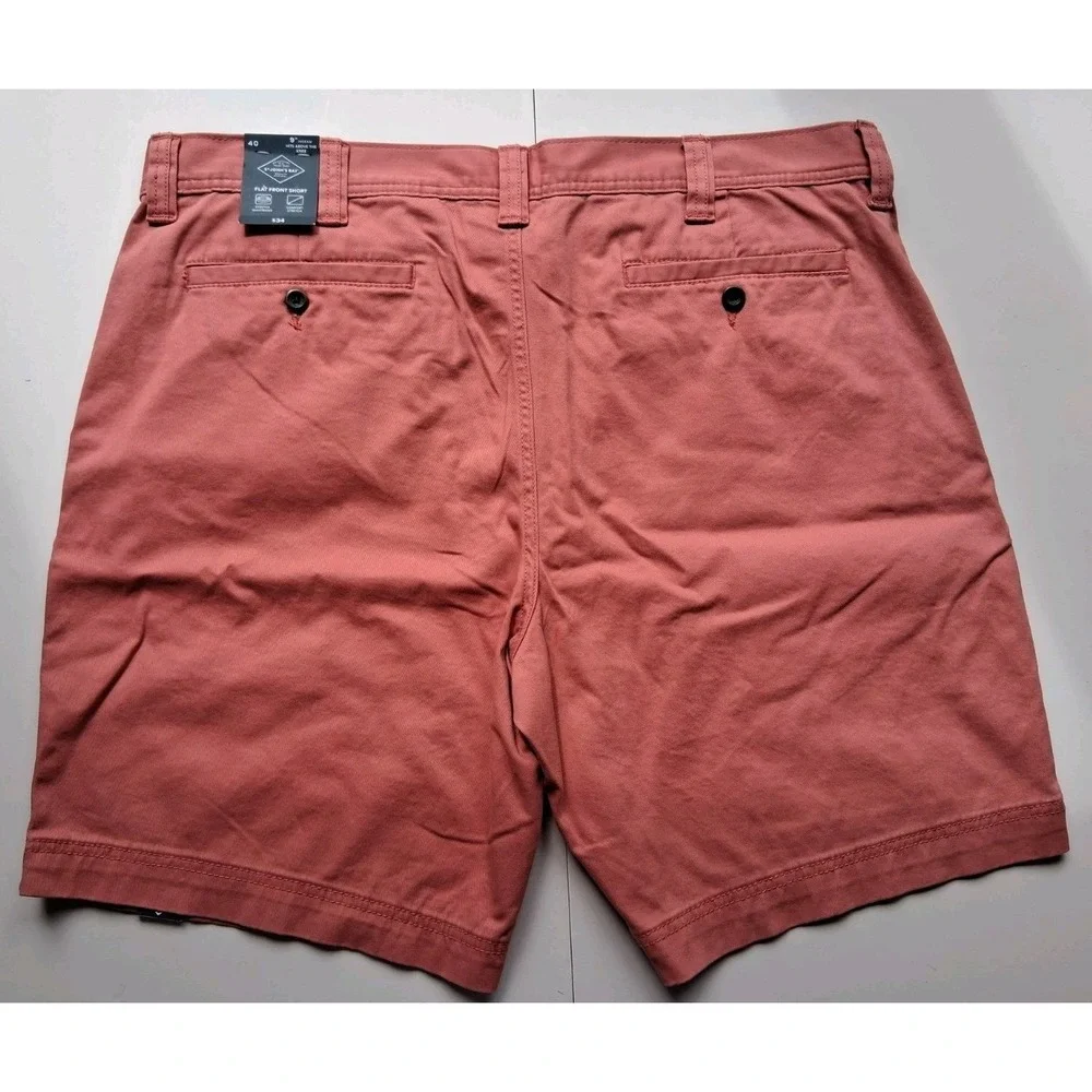 St John's Bay NWT Men's Flat‎ Front Shorts Size 40 Stretch 9